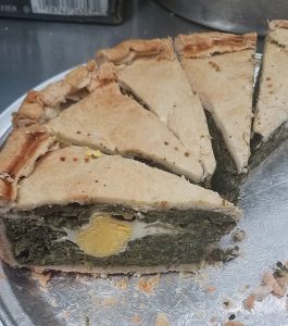 Spinache/Kale Pie